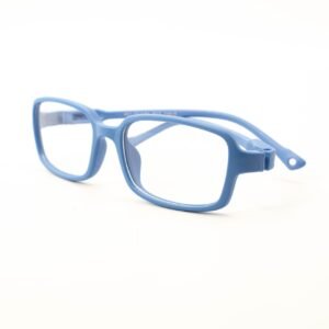 oculos infantil em silicone azul